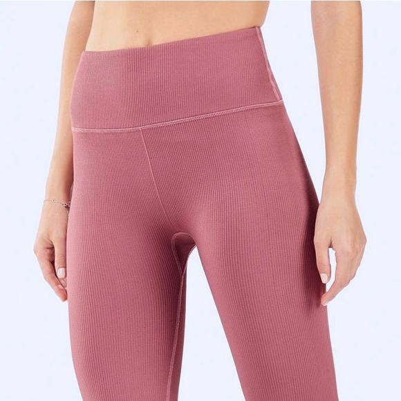 Fabletics High-Waisted Seamless Ribbed Leggings - Picture 2 of 14